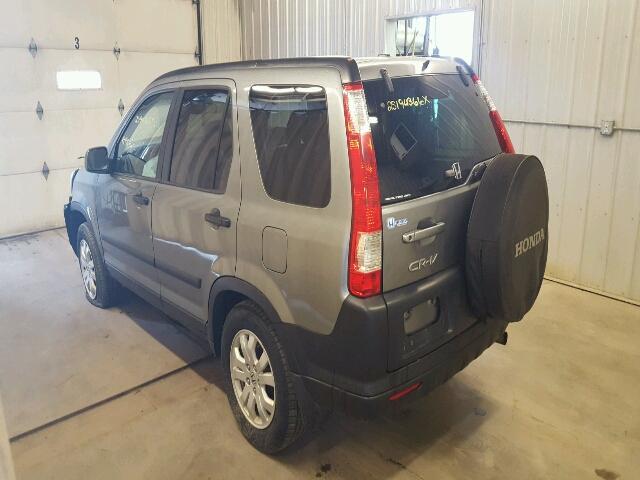 SHSRD78896U415089 - 2006 HONDA CR-V EX GRAY photo 3