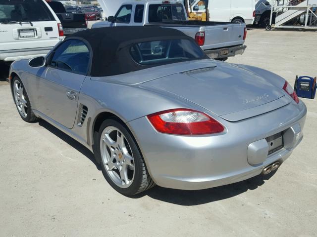 WP0CB29876U730470 - 2006 PORSCHE BOXSTER S SILVER photo 3