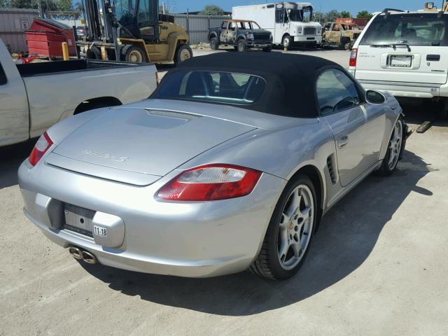 WP0CB29876U730470 - 2006 PORSCHE BOXSTER S SILVER photo 4