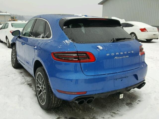 WP1AF2A58FLB99412 - 2015 PORSCHE MACAN TURB BLUE photo 3