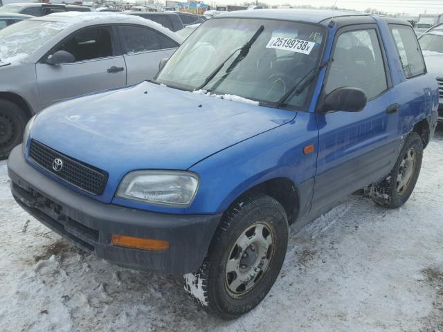 JT3XP10V9V0006905 - 1997 TOYOTA RAV4 BLUE photo 2