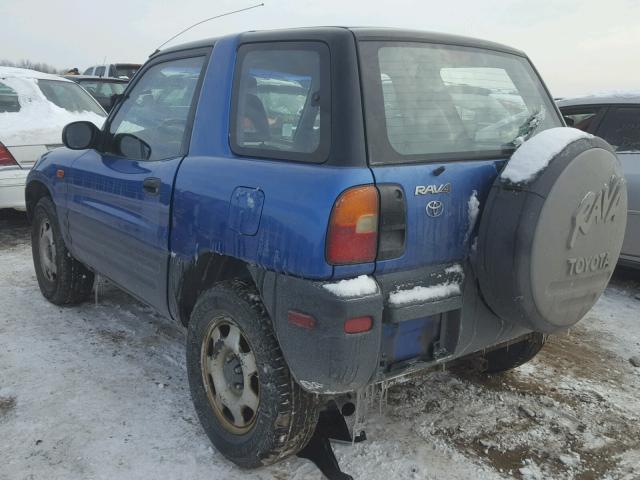 JT3XP10V9V0006905 - 1997 TOYOTA RAV4 BLUE photo 3