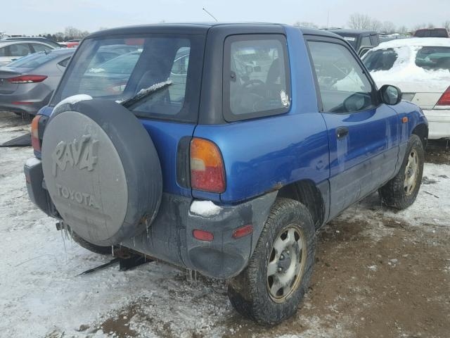 JT3XP10V9V0006905 - 1997 TOYOTA RAV4 BLUE photo 4