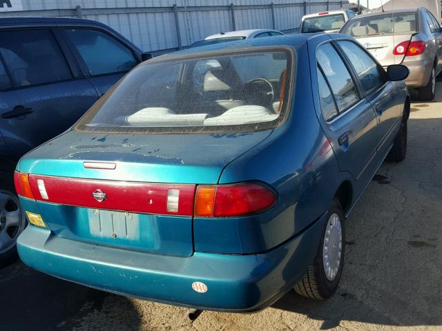 1N4AB41D4TC732762 - 1996 NISSAN SENTRA E GREEN photo 4