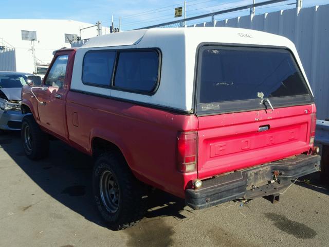 1FTCR11T1GUA46277 - 1986 FORD RANGER RED photo 3