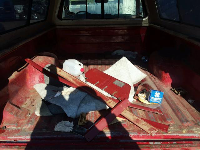 1FTCR11T1GUA46277 - 1986 FORD RANGER RED photo 6