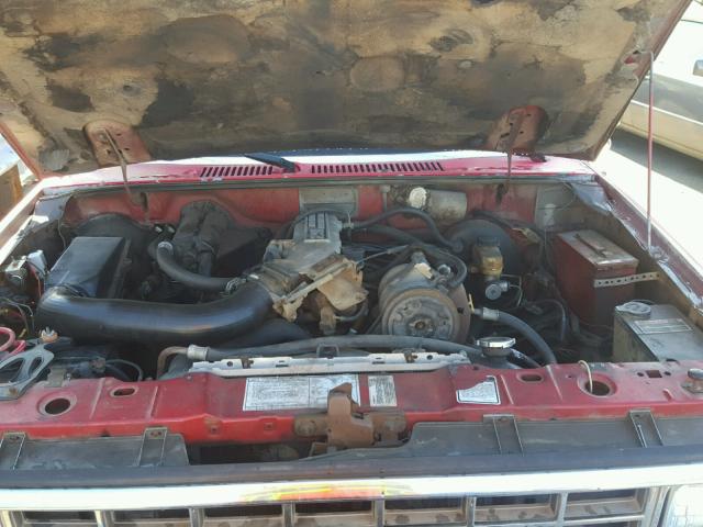 1FTCR11T1GUA46277 - 1986 FORD RANGER RED photo 7