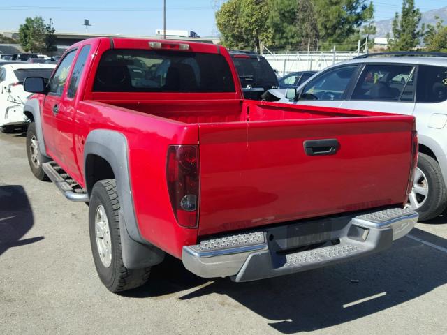 1GCDS196558137310 - 2005 CHEVROLET COLORADO RED photo 3