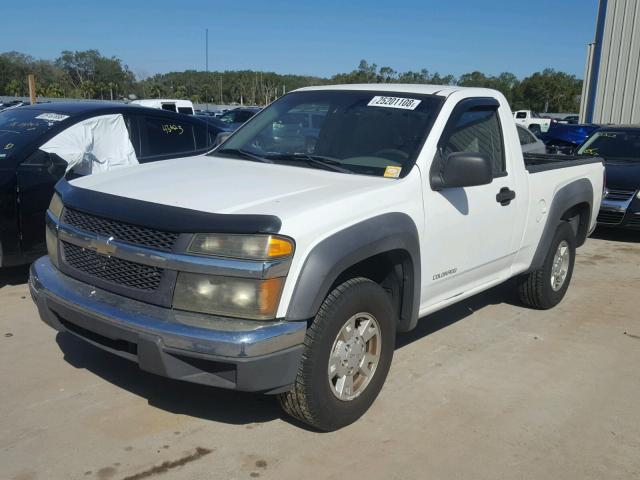 1GCCS148758224811 - 2005 CHEVROLET COLORADO WHITE photo 2