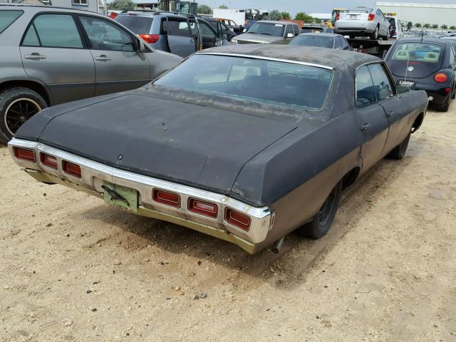 166399L049545 - 1969 CHEVROLET CAPRICE BLACK photo 4