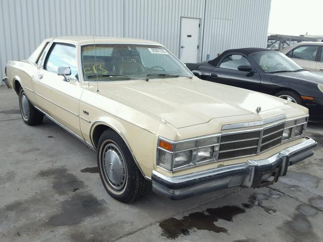 FP22H9G121846 - 1979 CHRYSLER LEBARON 黄色 照片 1