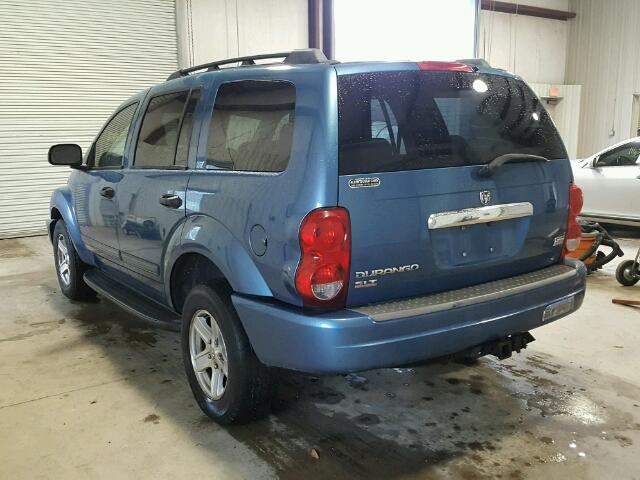 1D4HD48D45F577353 - 2005 DODGE DURANGO SL BLUE photo 3