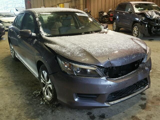 1HGCR2F32FA031061 - 2015 HONDA ACCORD LX GRAY photo 1