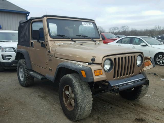 1J4FY19S6XP448154 - 1999 JEEP WRANGLER / BEIGE photo 1