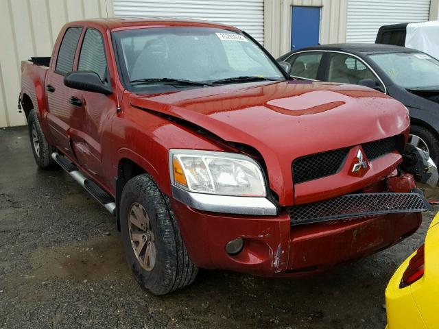 1Z7HC28K77S185114 - 2007 MITSUBISHI RAIDER LS RED photo 1