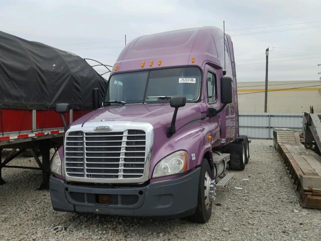 1FUJGLDR9ALAF0994 - 2010 FREIGHTLINER CASCADIA 1 PURPLE photo 2