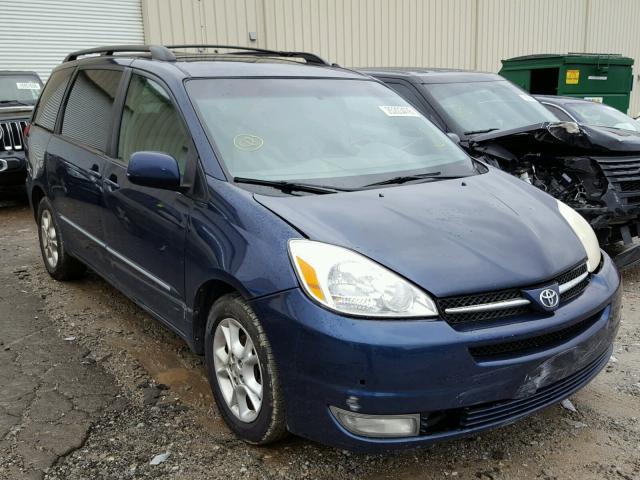 5TDZA22C84S028686 - 2004 TOYOTA SIENNA XLE BLUE photo 1