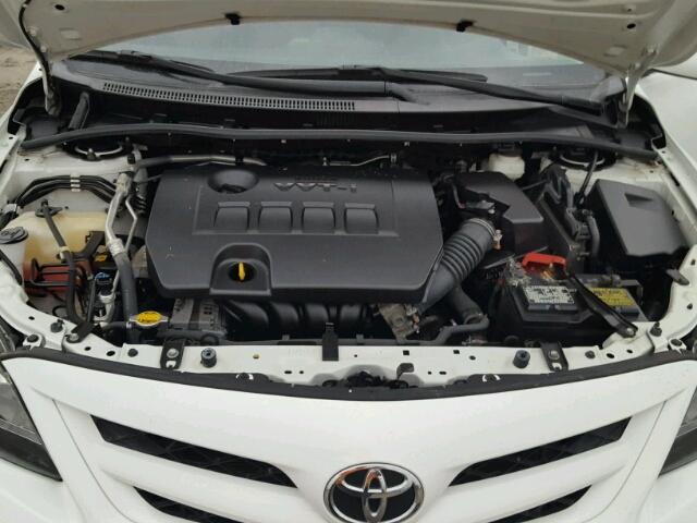 5YFBU4EE0CP070424 - 2012 TOYOTA COROLLA BA WHITE photo 7