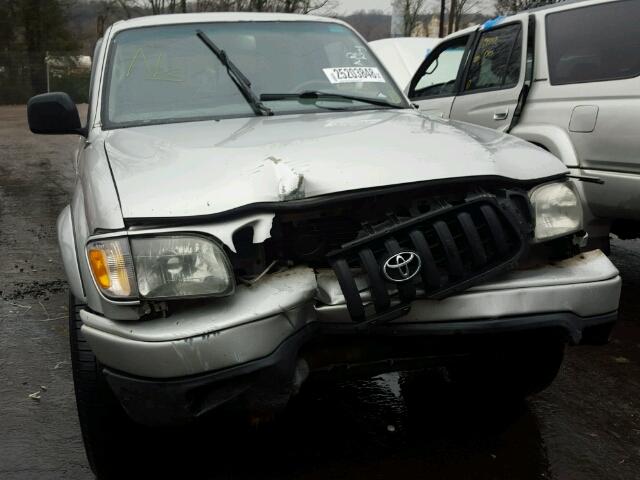 5TEGN92N33Z161475 - 2003 TOYOTA TACOMA DOU SILVER photo 9