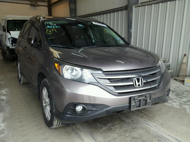 5J6RM3H70DL047784 - 2013 HONDA CR-V EXL SILVER photo 1