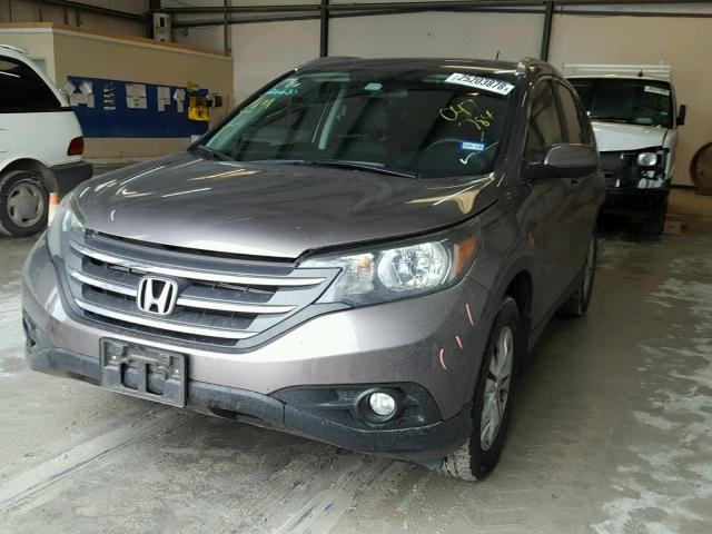 5J6RM3H70DL047784 - 2013 HONDA CR-V EXL SILVER photo 2