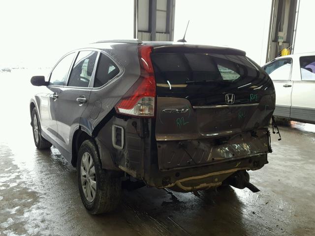 5J6RM3H70DL047784 - 2013 HONDA CR-V EXL SILVER photo 3