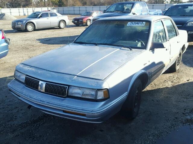1G3AJ55M9S6329581 - 1995 OLDSMOBILE CIERA SL BLUE photo 2