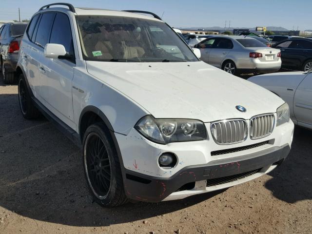 WBXPC93428WJ06650 - 2008 BMW X3 3.0SI WHITE photo 1