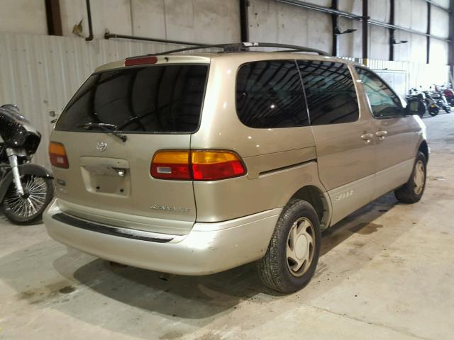 4T3ZF13C8YU240583 - 2000 TOYOTA SIENNA LE TAN photo 4