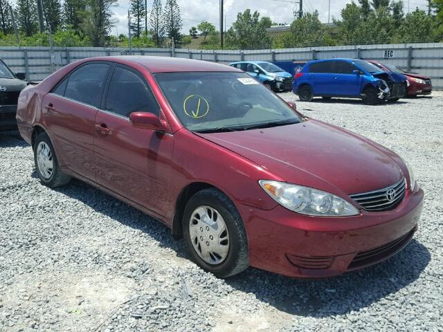 4T1BE32KX5U098105 - 2005 TOYOTA CAMRY LE წითელი ფოტო 1