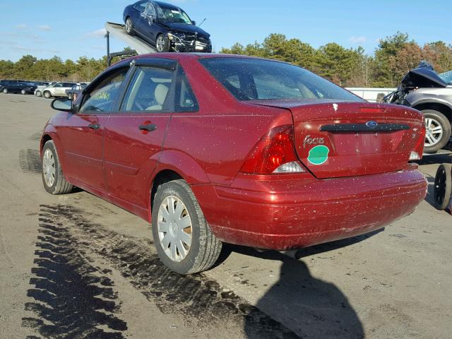 1FAHP34314W154018 - 2004 FORD FOCUS SE C RED photo 3