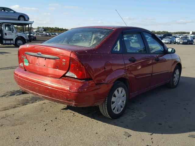 1FAHP34314W154018 - 2004 FORD FOCUS SE C RED photo 4