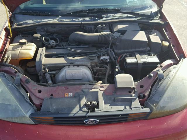 1FAHP34314W154018 - 2004 FORD FOCUS SE C RED photo 7