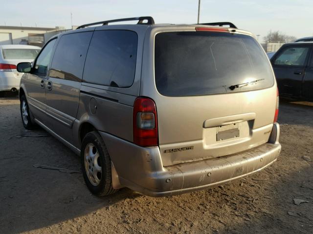 1GHDX13E24D155880 - 2004 OLDSMOBILE SILHOUETTE TAN photo 3