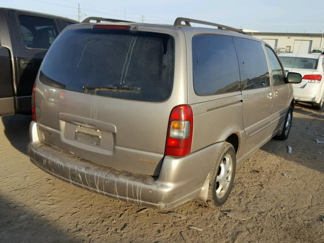 1GHDX13E24D155880 - 2004 OLDSMOBILE SILHOUETTE TAN photo 4