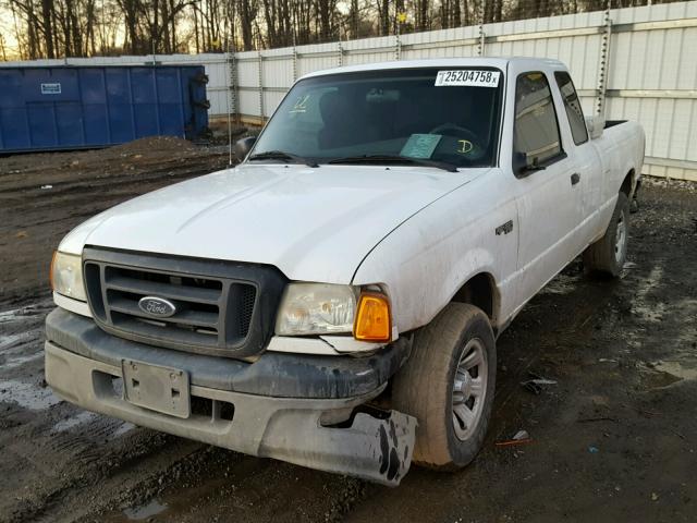 1FTYR14U04PA75144 - 2004 FORD RANGER SUP WHITE photo 2