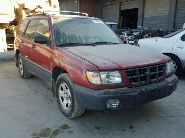 JF1SF635XYH716179 - 2000 SUBARU FORESTER L RED photo 1