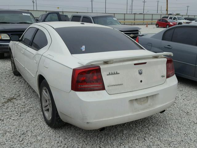 2B3LA53H47H625467 - 2007 DODGE CHARGER R/ WHITE photo 3