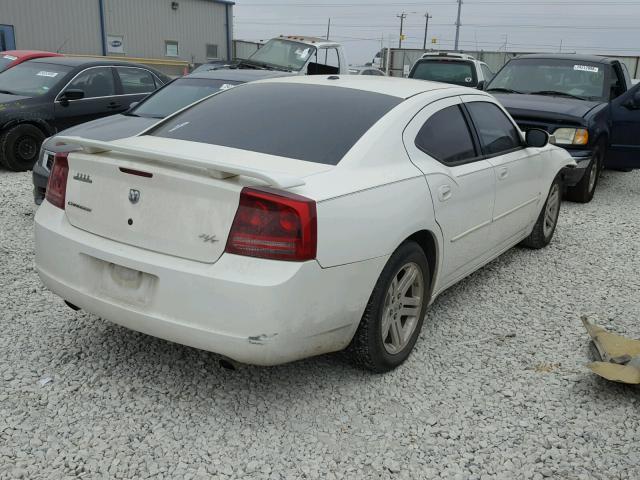 2B3LA53H47H625467 - 2007 DODGE CHARGER R/ WHITE photo 4