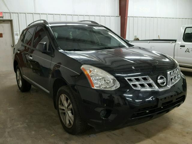 JN8AS5MT4CW602485 - 2012 NISSAN ROGUE S BLACK photo 1