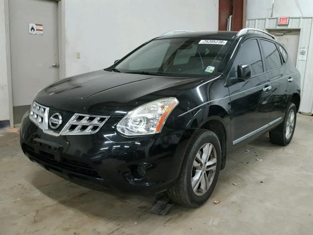 JN8AS5MT4CW602485 - 2012 NISSAN ROGUE S BLACK photo 2