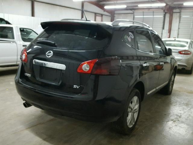 JN8AS5MT4CW602485 - 2012 NISSAN ROGUE S BLACK photo 4