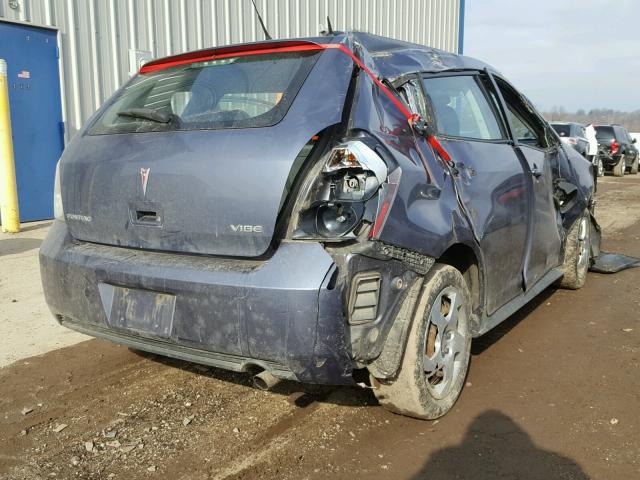 5Y2SP67879Z449347 - 2009 PONTIAC VIBE BLUE photo 4