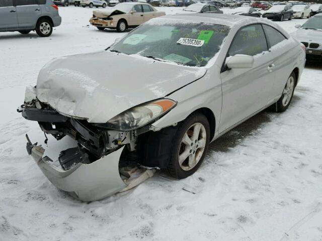 4T1CA30P74U019017 - 2004 TOYOTA CAMRY SOLA SILVER photo 2