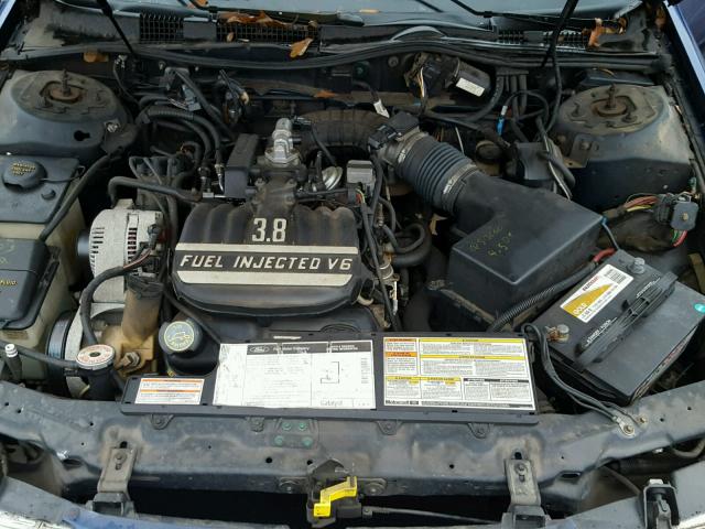 1FALP5248SA257528 - 1995 FORD TAURUS GL BLUE photo 7