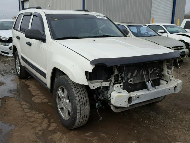 1J4HR48N76C235870 - 2006 JEEP GRAND CHER WHITE photo 1