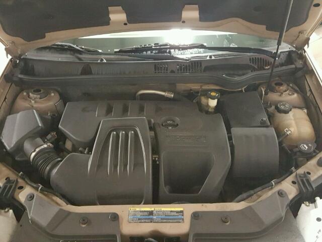 1G1AK55F867852047 - 2006 CHEVROLET COBALT LS GOLD photo 7