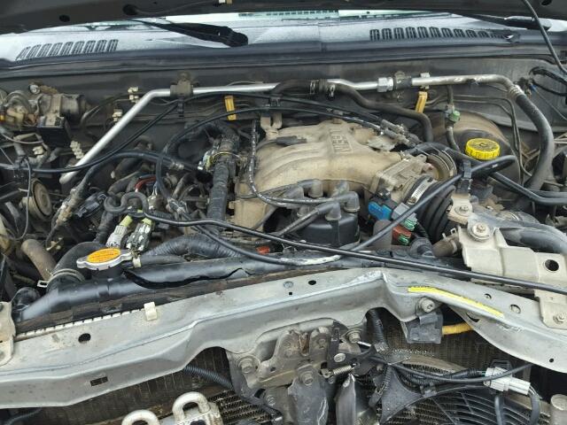 1N6ED27Y7YC384058 - 2000 NISSAN FRONTIER C CHARCOAL photo 7