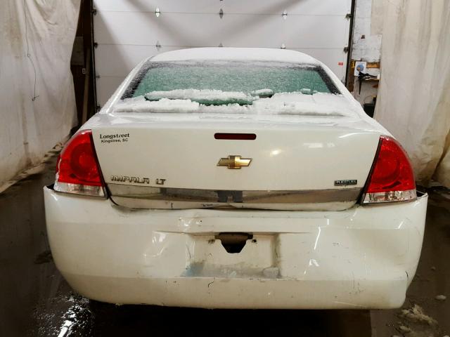 2G1WB5EK0A1150720 - 2010 CHEVROLET IMPALA LT WHITE photo 9