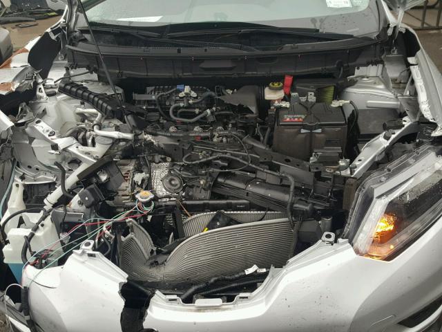 KNMAT2MV7GP678260 - 2016 NISSAN ROGUE S SILVER photo 7